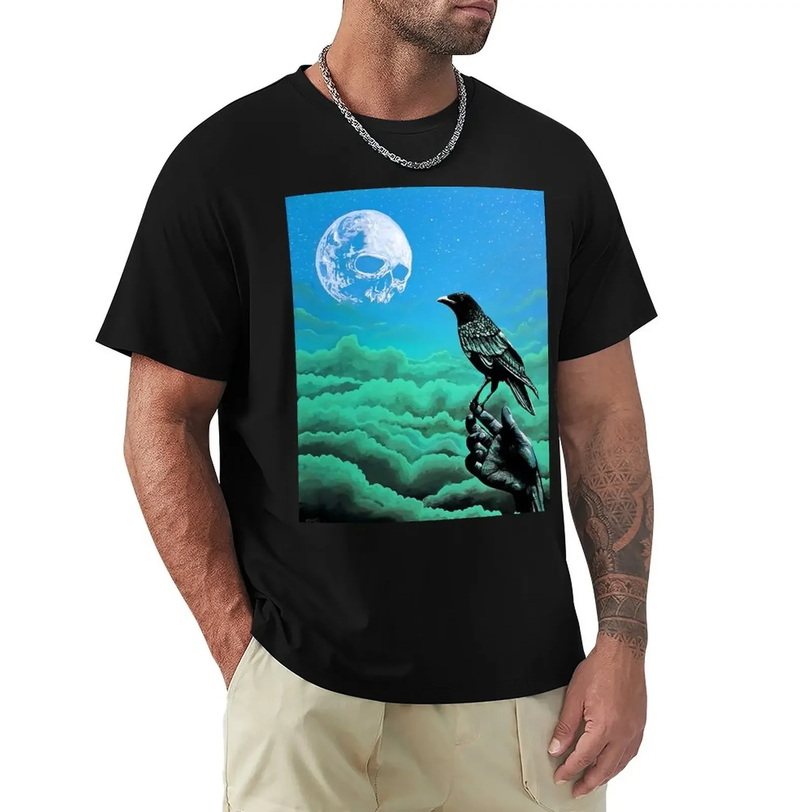 Midnight Rendezvous T-Shirt plus size tops blacks plain t shirts men