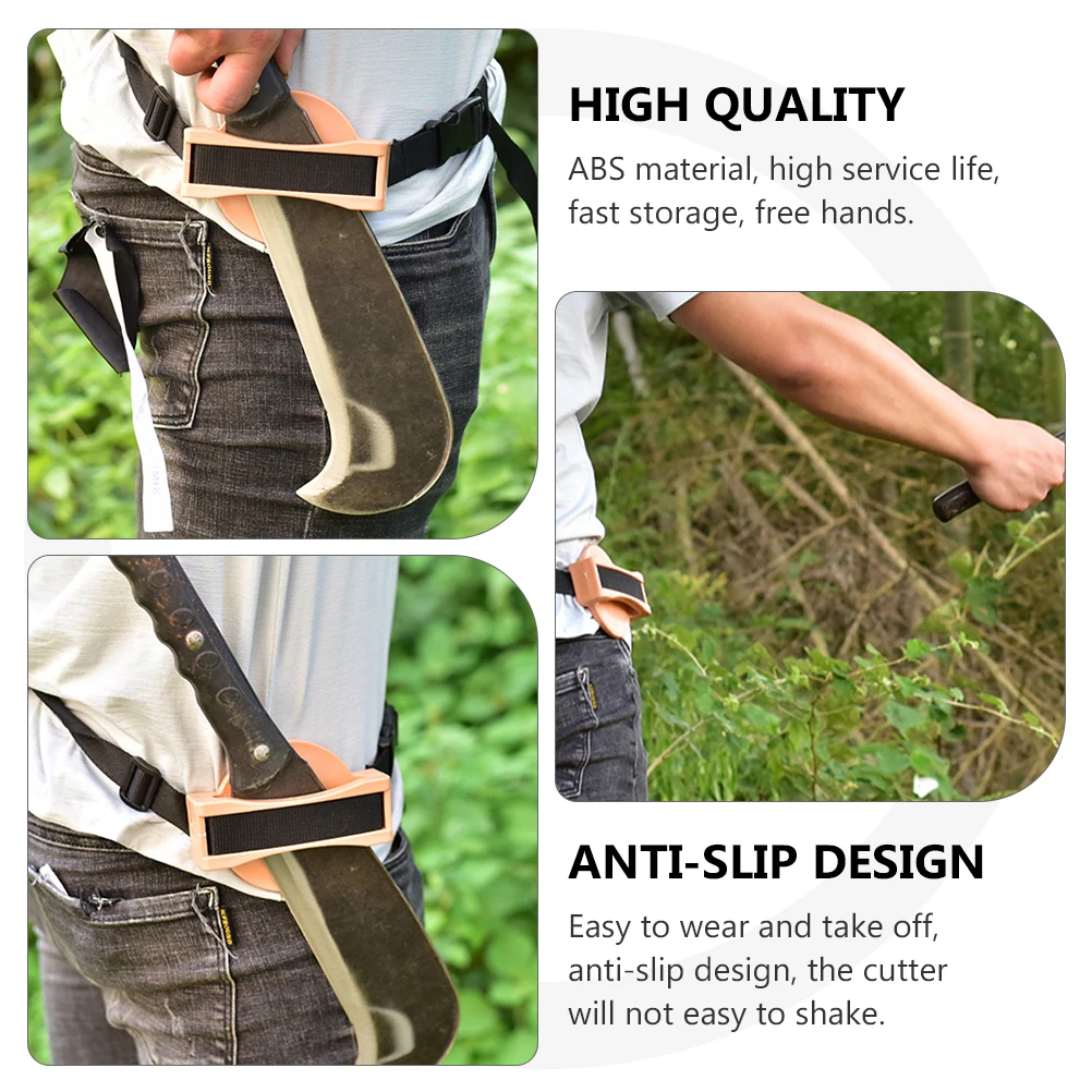 

2 Pcs Hatchet Scabbard Knife Magnetic Holder Storage Gardening Tool Waist Apron Wrist