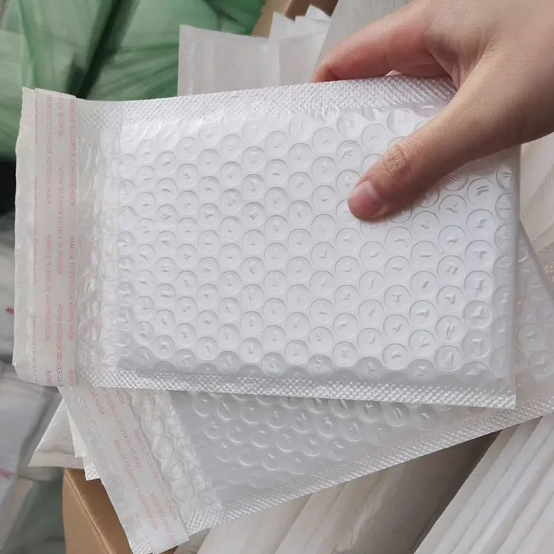 ซองกันกระแทกสีขาว 20/10 ชิ้น ขายส่ง มีหลายขนาด สำหรับจัดส่งสินค้า ซองบับเบิ้ลแบบนิ่ม