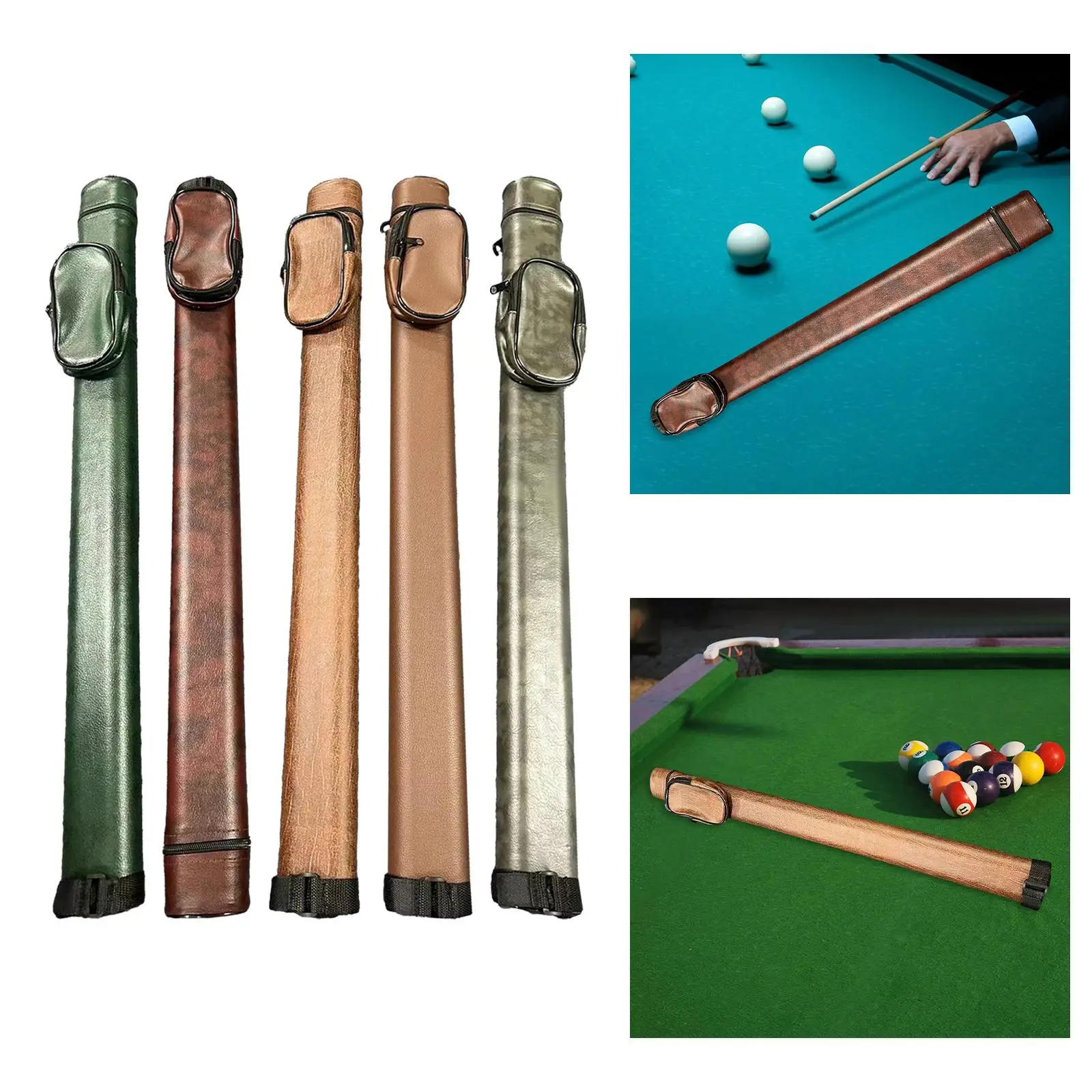 

Чехол для переноски бильярдного кия Сумка для хранения бильярдного удочки с регулируемым плечевым ремнем для бильярдного стержня Snooker Club