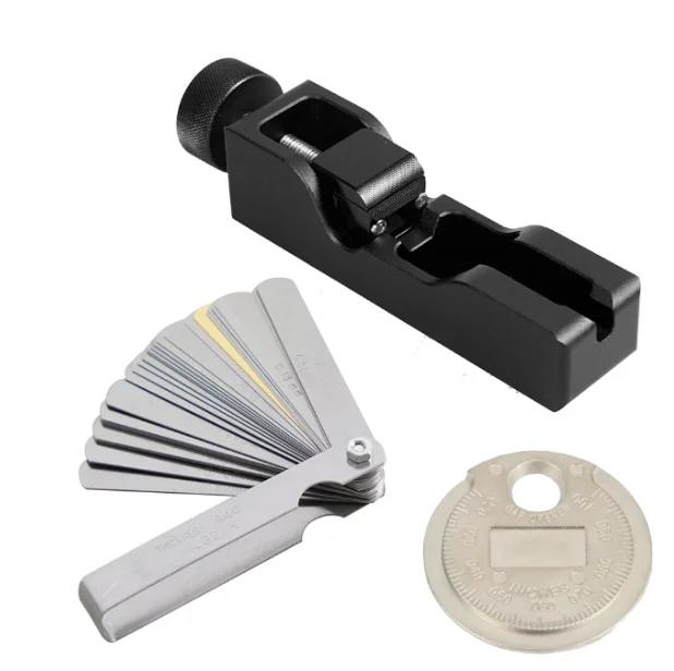 

Инструмент для зазора свечей зажигания и комплект щупов, регулируемый сжатие электрода для 10/12/14/16 мм для обслуживания автомобилей и мотоциклов