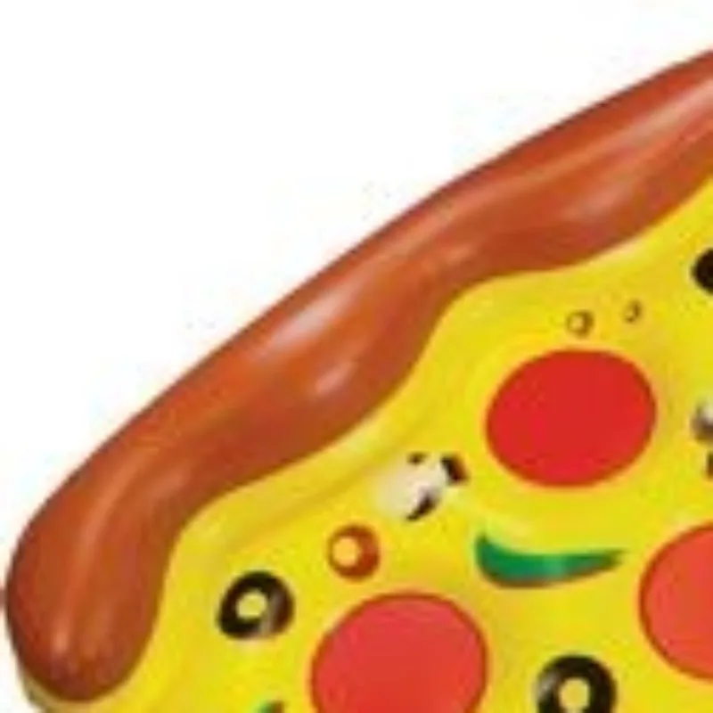 インフレータブルピザプールフロート、夏のビーチトイ、大人子供用ウォーターパーティーラウンジラフト、スイミングプールフロート