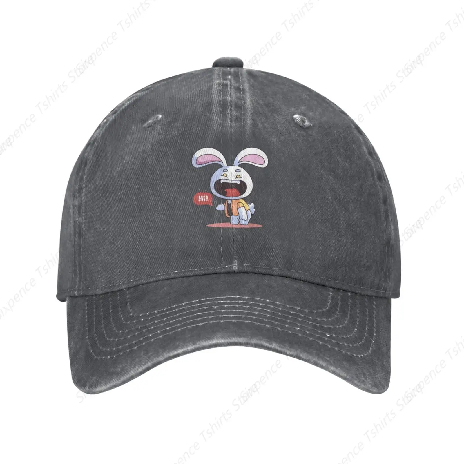 Cute Easter Bunny Baseball Cap for Men Women Vintage Trucker Hat Golf Hats Dad Hat Natural