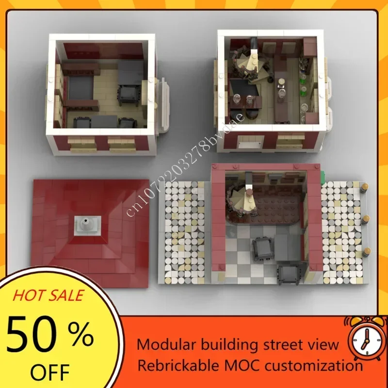 4004 قطعة وحدات MOC مجموعة ألغاز مخصصة-إبداعية لشبونة عرض الشارع العمارة نموذج بناء لتقوم بها بنفسك تجميع لعبة تعليمية هدية