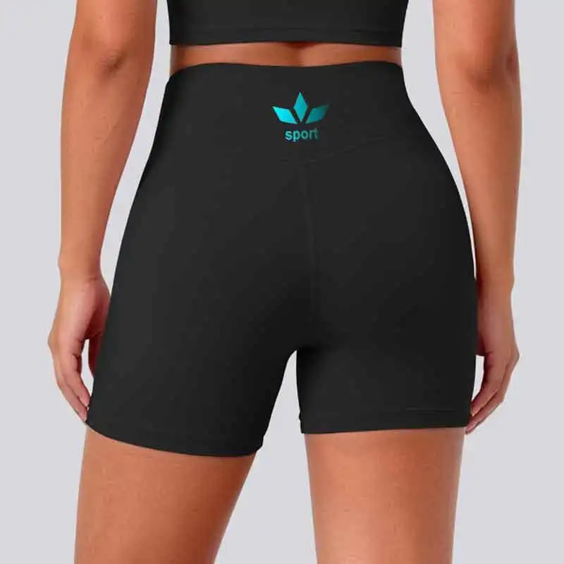 Women Sports Short Yoga Legging Shorts Squat Proof High Waist Fitness Tight Shorts Quick Drying Cycling Workout Gym Clothing