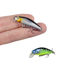 1Pcs 2.5g sinking Mini Minnow fishing lures 45mm Artificial Wobblers Crankbait Fishing bait Pike Jerkbait Hard Baits Trout