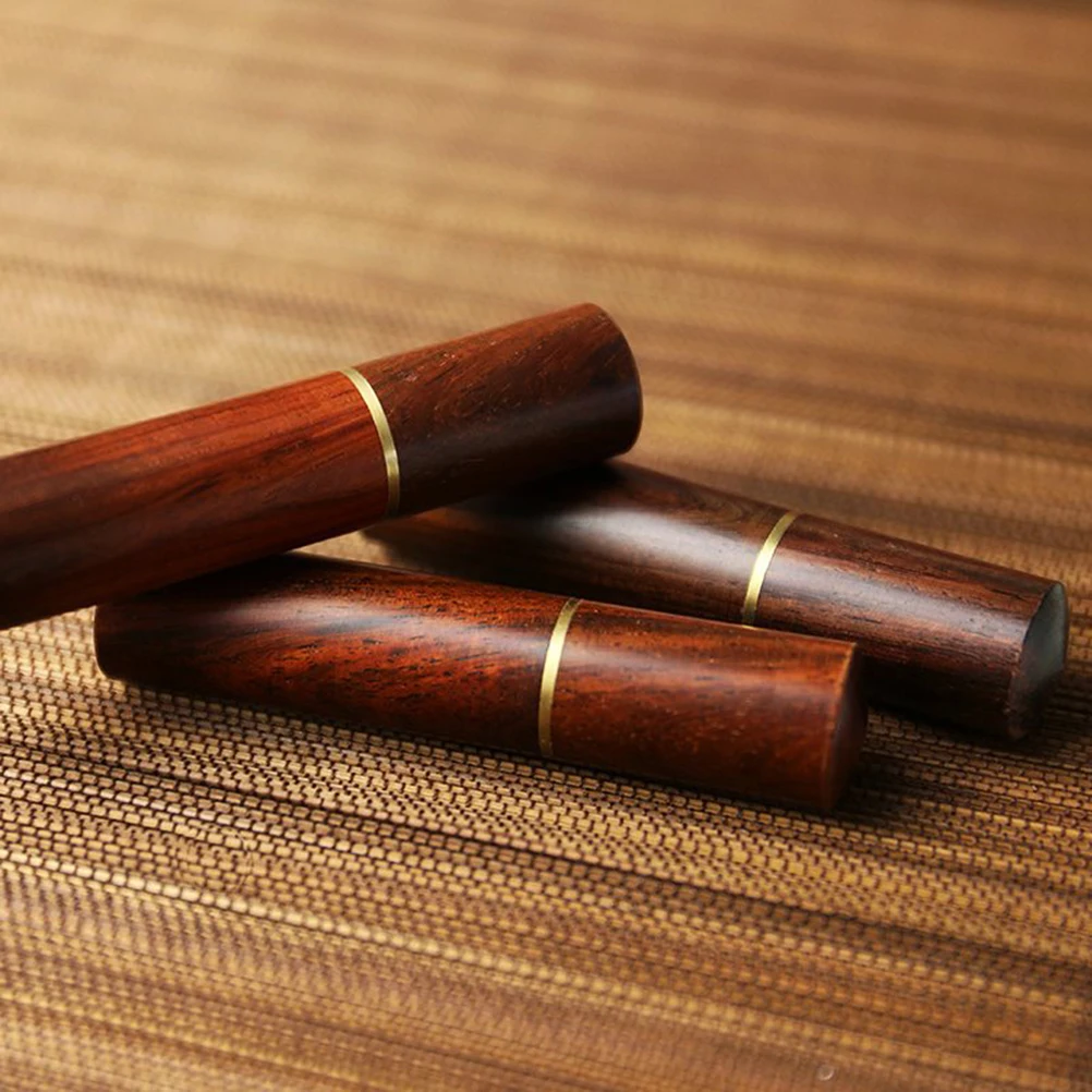 

Portable Wooden Toothpick Holder Mini Cylinder Design Table Decoration Perfect for Home Restaurant Office Dining