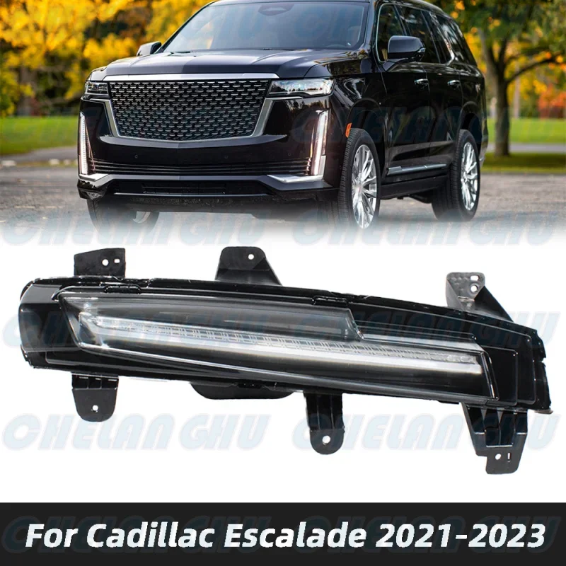 

Для Cadillac Escalade 2021 2022 2023, левый боковой передний бампер, фонарь для дневных ходовых огней 85117443