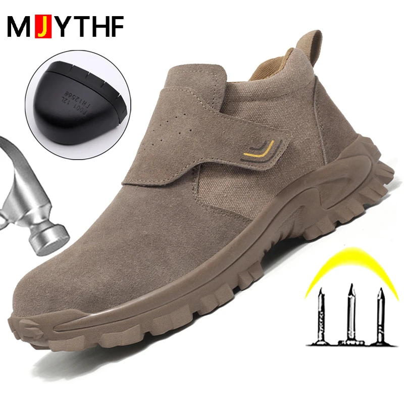 

Строительная промышленная обувь, устойчивая к проколам защитная обувь, мужская противоударная рабочая обувь со стальным носком, противоожоговые сварочные ботинки, мужская обувь