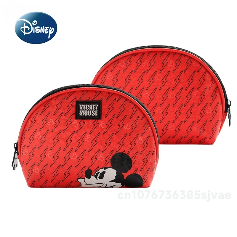 Disney Mickey New Portable Cosmetic Bag Multi-function Storage Cosmetic Bag Large Capacity Leisure Travel Storage Toiletry Bag