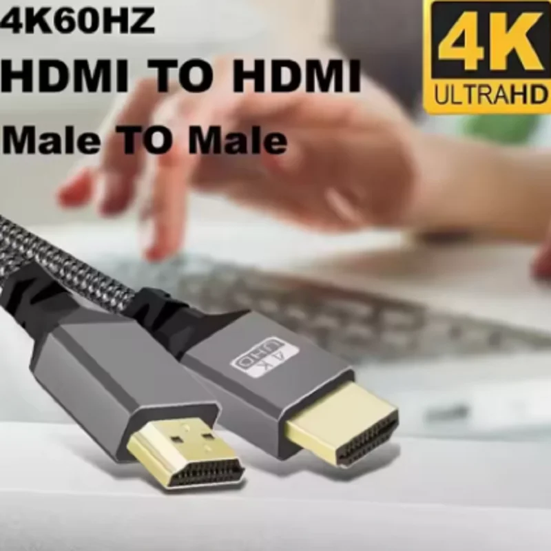 10m 5m 3m 2m 4K HDTV HDMI-kabel ultra-high-definition TV laptop projector PS5 PS4 4K 120HZ 48Gbps voor zachte routing Bekabelde laptop