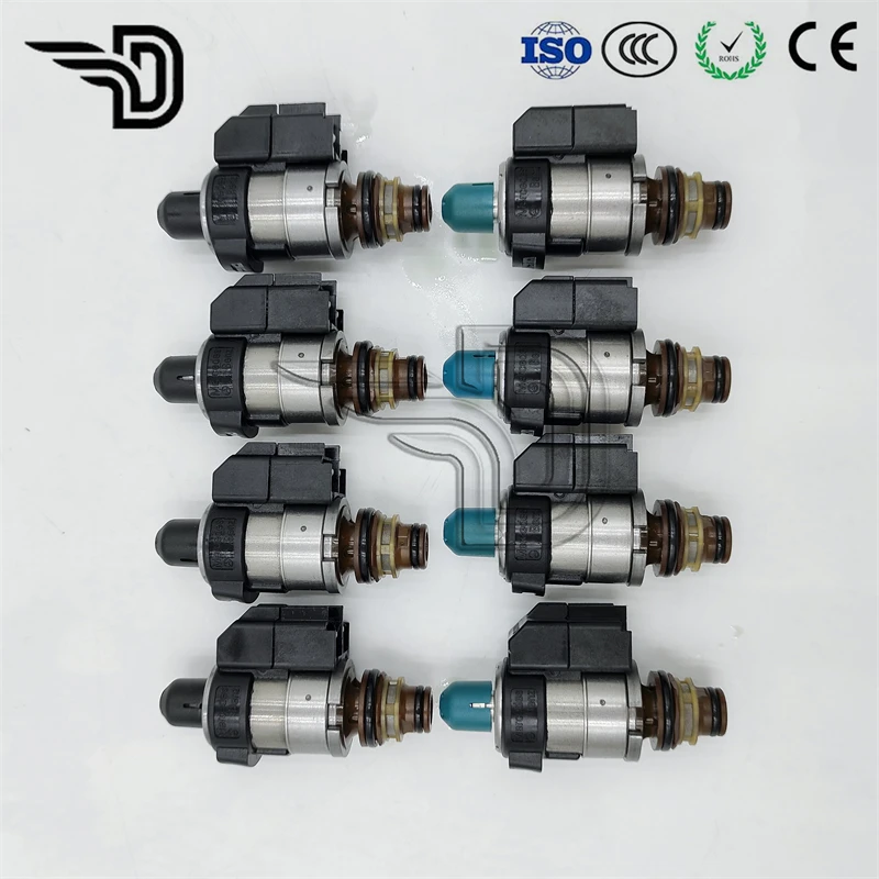 8 pz/set nuovissimi solenoidi di trasmissione 722.9 impostati adatti per parti del cambio automatico Mercedes Benz 7 velocità 2202771098 2202770198