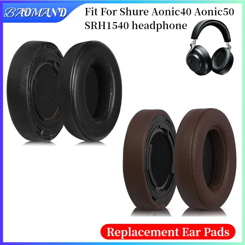 

Replacement Earpads Cushion For Shure Aonic40 Aonic50 SRH1540 Headphones Memory Sponge Sleeves Cover Case Repair Parts