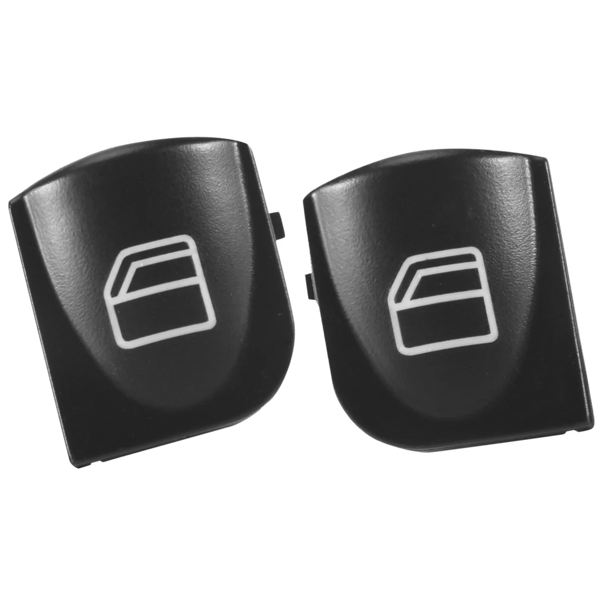 ウィンドウスイッチボタンカバーメルセデスベンツ W203 W208 C Clk クラスフロント左 + 右ウィンドウスイッチ修理ボタンキャップ