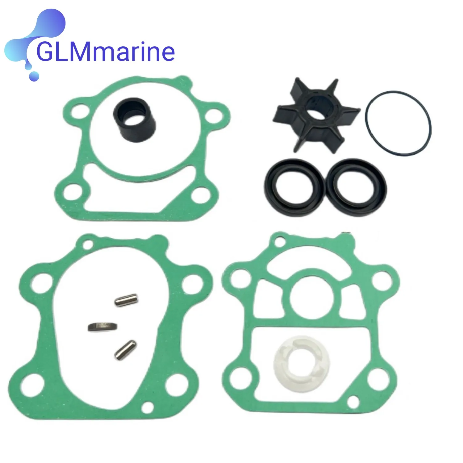 6CJ-W0078-00 Water Pump Rebuild Kit Compatible with Yamaha Boat 4-Stroke 70HP F70 Outboard Motors 6CJ-W0078-01 Sierra 18-3494