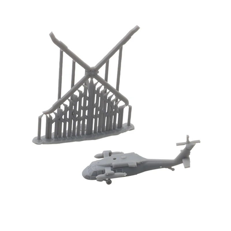 5Sets DIY Model Black Hawk UH-60M Medium Utility Helicopter 1/700 400 350 Scale Uncolored Resin Transport Plane Assembly Toys