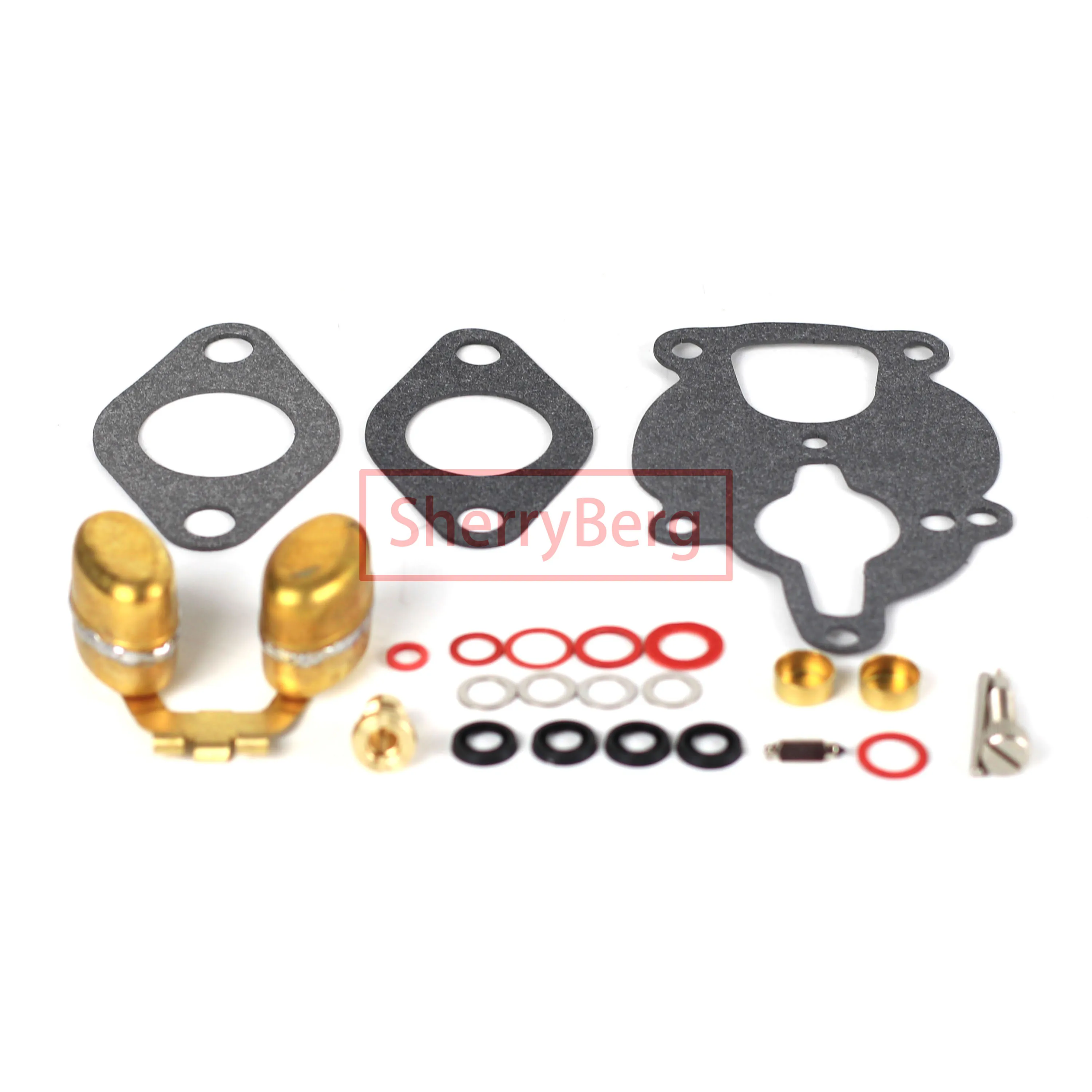 FREE SHIPPING SherryBerg  Carburetor Rebuild Kit For Zenith Wisconsin Engine VH4D VHD TJD Replaces LQ39 With New Float Carb  Set