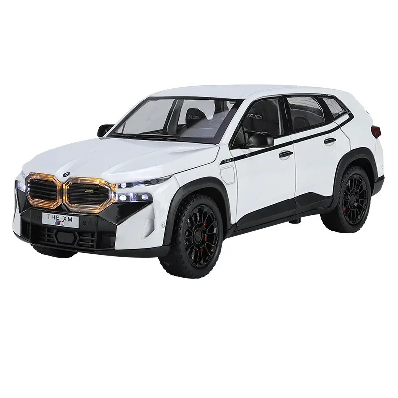 1:24 De XM SUV Hoge Simulatie Diecast Geluid en Licht Auto Metaallegering Model Auto Kinderspeelgoed Collectie