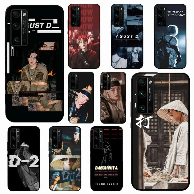 K-KPOP-P A-Agust D Phone Case for Huawei Honor 10 i 8X C 5A 20 9 10 30 lite pro Voew 10 20 V30