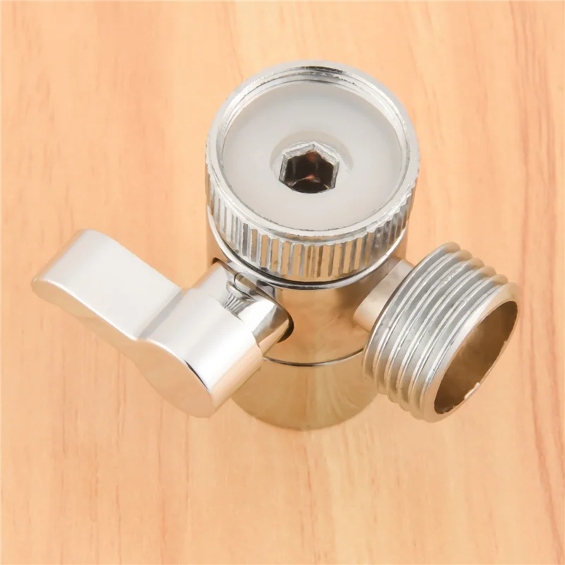 

Best-Faucet Valve Diverter Sink Valve Water Tap Faucet Splitter Adapter Home Bathroom Kitchen Diverter