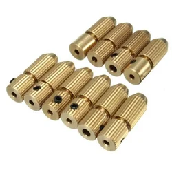 2.3mm Brass Electric Motor Shaft Clamp Fixture Chuck Mini Small Collet Drill  Adapter For 0.7mm-1.4mm  Micro  Bit