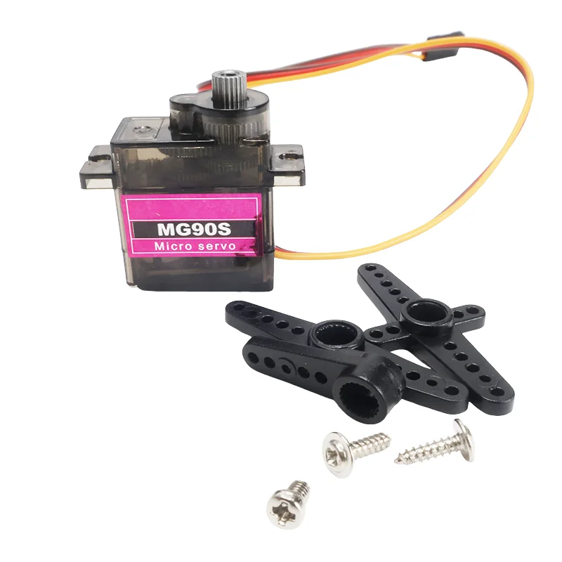 4 قطعة MG90S 9 جرام أجهزة رقمية صغيرة صغيرة 180/360 درجة لطائرة هليكوبتر Rc قارب صغير سيارة MG90 9 جرام تريكس 450 RC روبوت توسيع