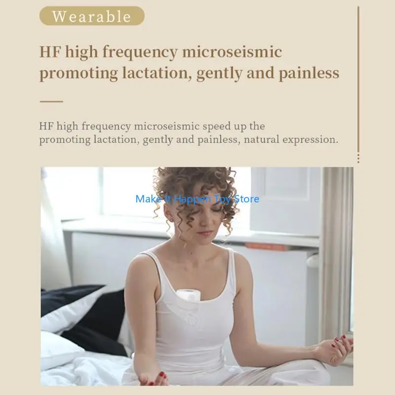 28EC Electric Breast USB Rechargable Wearable Milk Extractor Milk Collector Gift