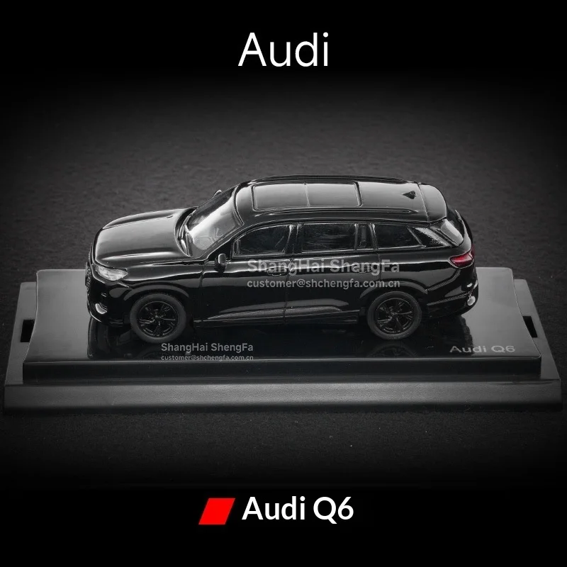 アウディ Q6 1:64 スケール オリジナル合金ダイキャストカーモデル シミュレーション オフロード SUV コレクタブルデコレーションオーナメント 車愛好家向け