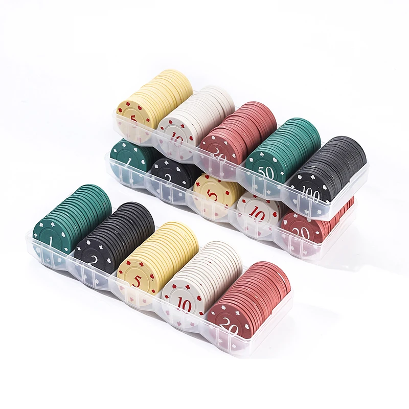 Professional Acrylic  Chip Holder Tray Holds 100  Holder 5 Grids Organizer Display Cabinet Party Game