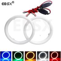 1 PCS 12V COB Angel Eyes Cotton Lights LED Car Halo Ring Lights With Cover 60mm 70mm 80mm 90mm 95mm 100mm 110mm 120mm Day Lights