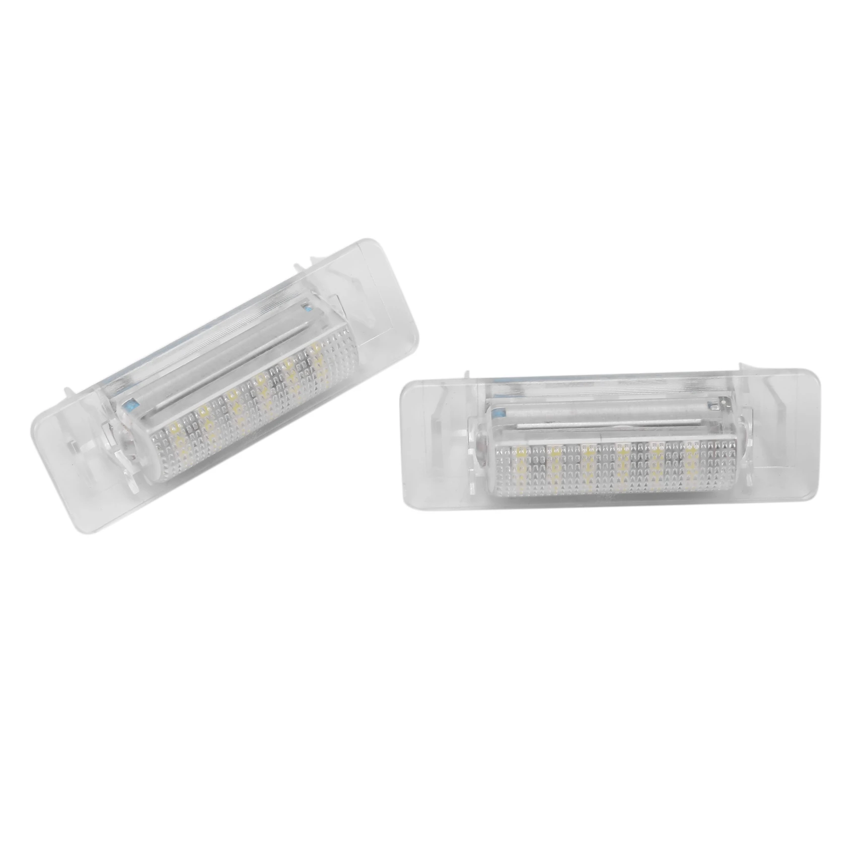 A13F-For Mercedes Benz W210 W202 E300 E55 C230 LED Number License Plate Lights Lamp No Error 12V 6500K White License Light