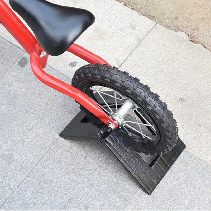 Estante estacionamiento para bicicletas, soporte pie para bicicleta, marco estacionamiento ajustable para Scooter, 2