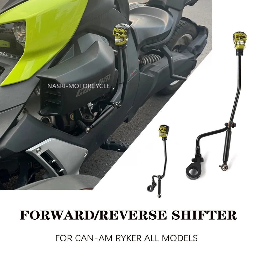 

New Motorcycle Skull Forward/Reverse Shifter Kit High Quality Accessories 2019-2025 For Can-Am Ryker All Models