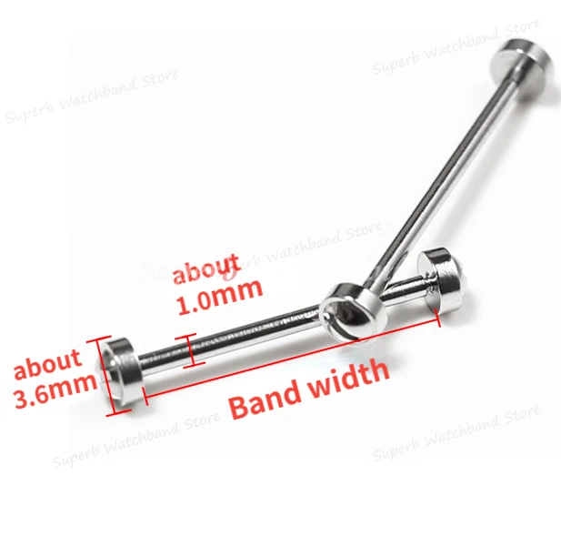 مشاهدة المسمار أنبوب قضيب المسمار في ساعة العروة الجذعية ربط عدة ل الجلود حزام الساعات دبوس سوار بقفل مشبك إصلاح 14 16 18 20 22 مللي متر