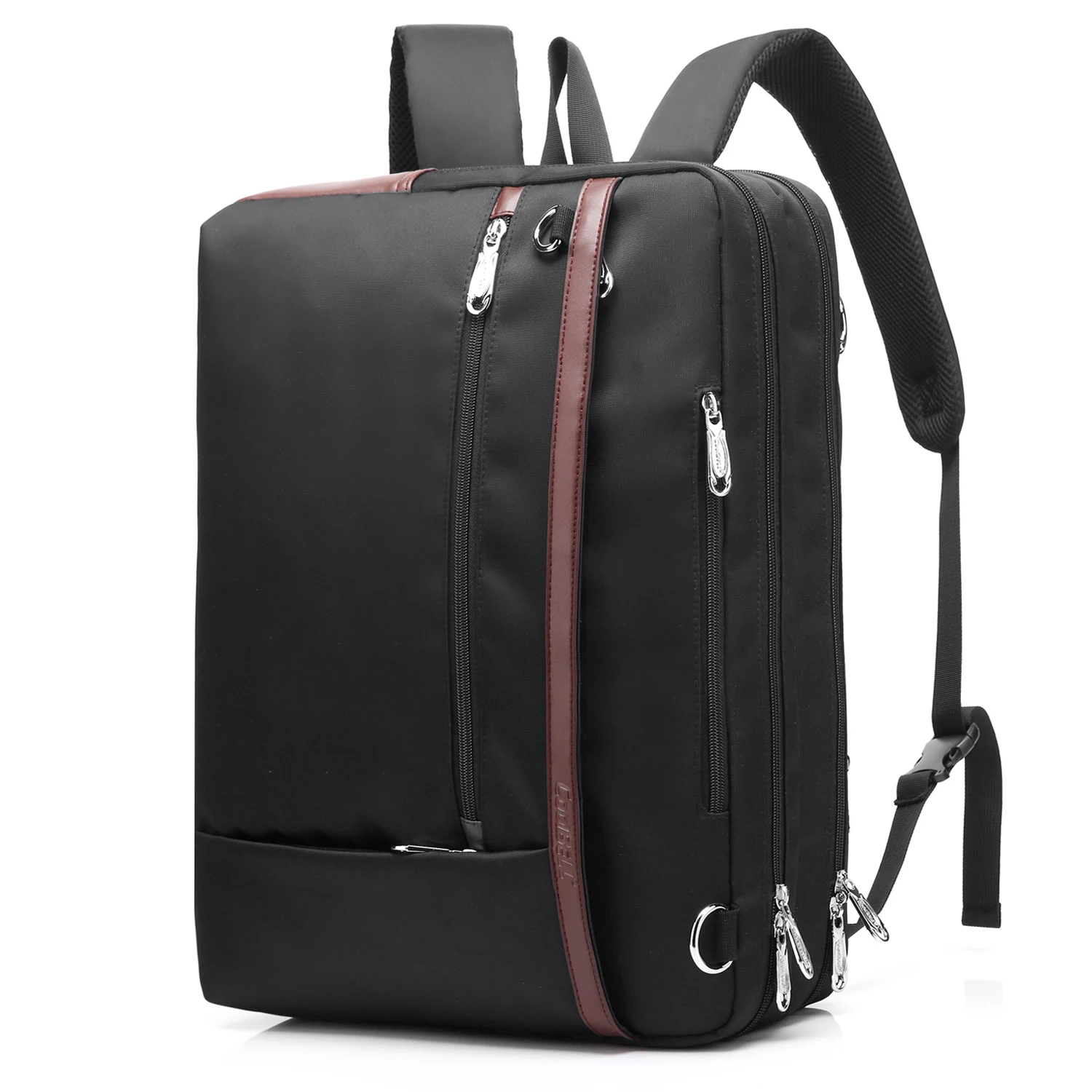 Coolbell 15.6/17.3 Inch Convertible Rugzak Messenger Bag Laptop Case Bedrijf Grote Capaciteit Multi-Functionele Reizen Rugzak