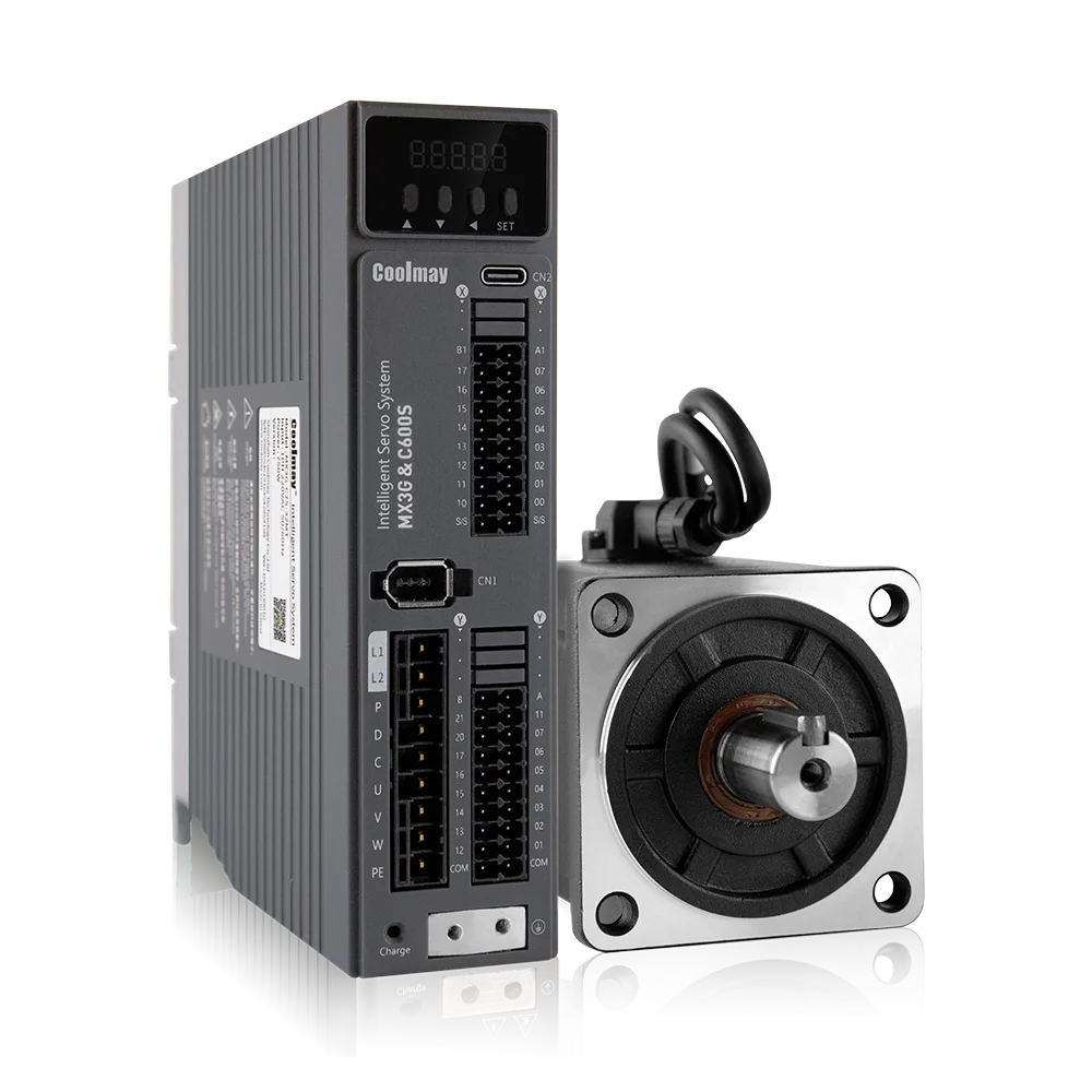 

400 Вт сервопривод 16 DI 16 DO комбинированный контроллер plc 2 в 1 MX3G-40C-32MT с двигателем 400 Вт, кабель 3 м