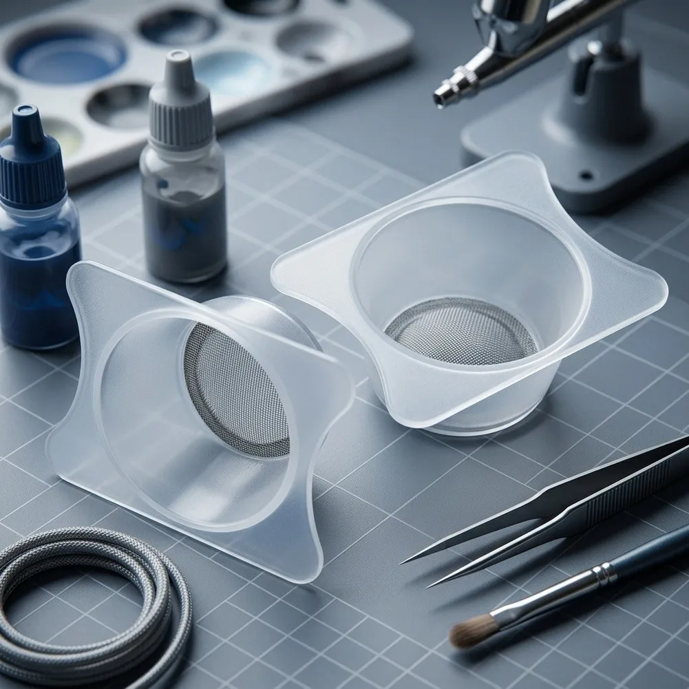 For Replacement Airbrush Filter Cup Set For Yostra Systems Featuring 150 Mesh And 200 Mesh Options For Versatile Spraying