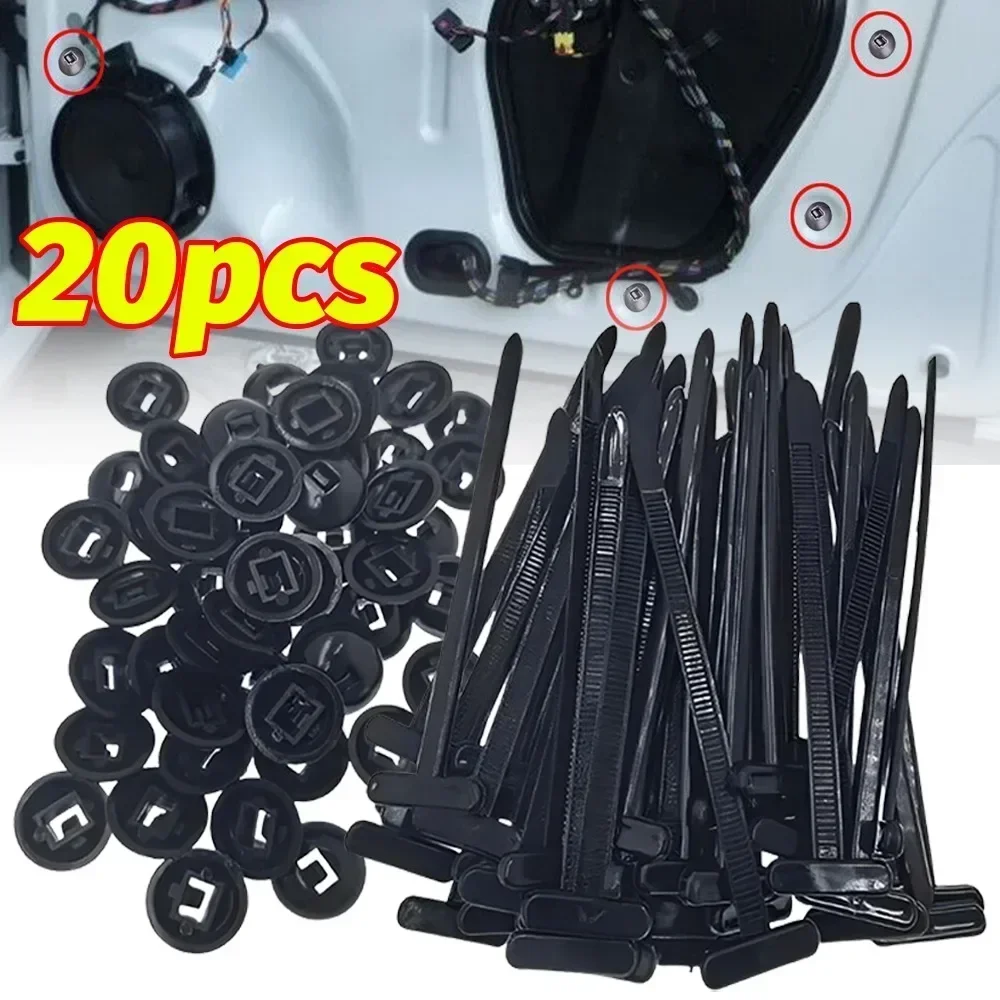 Nylon Zip Ties Car Engine Guards Underbody Panel Fastener Clip Screw Replacement Multi-Purpose Heavy Duty Self-locking Cable Tie