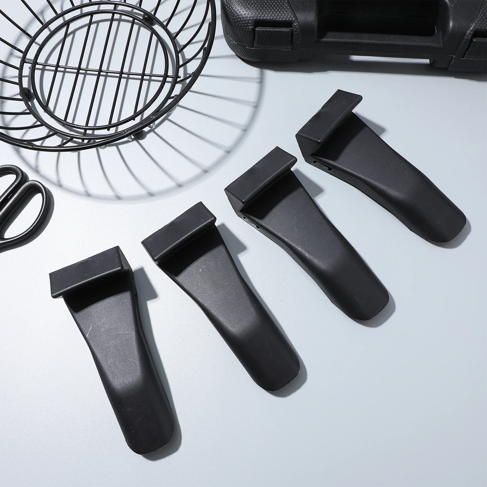 

4pcs Claw Protective Cover Tire Changer Jaw Protectors Demount Clamp Covers Plastic Wheel Tool Sturdy Installation