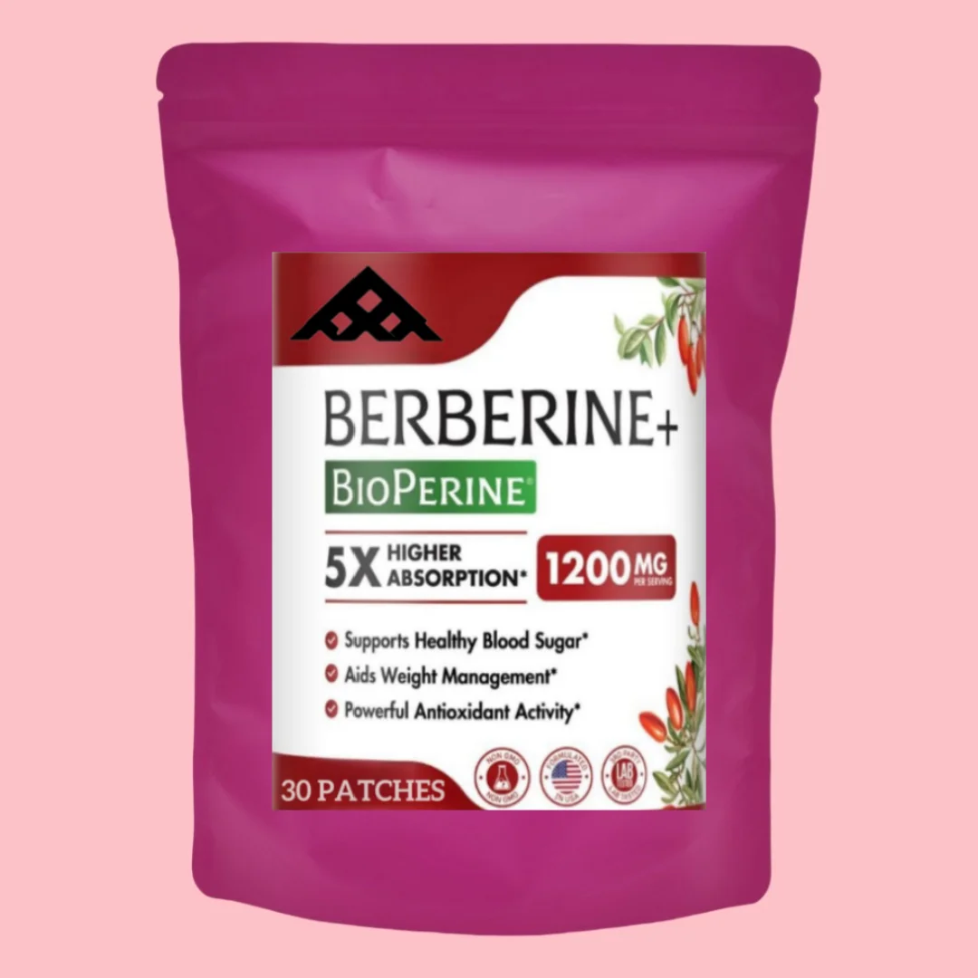 

Транспьютерные пластыри Berberine с цейлонской корицей, 5X более высокое впитывание, поддержка иммунной системы, 30 пластырей