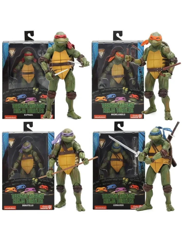 Ninja Turtle Anime Actionfiguur, Neca 1990 Filmversie, Beperkte editie, PVC-beeldje, Verjaardagscadeaus voor jongens - afbeelding 2