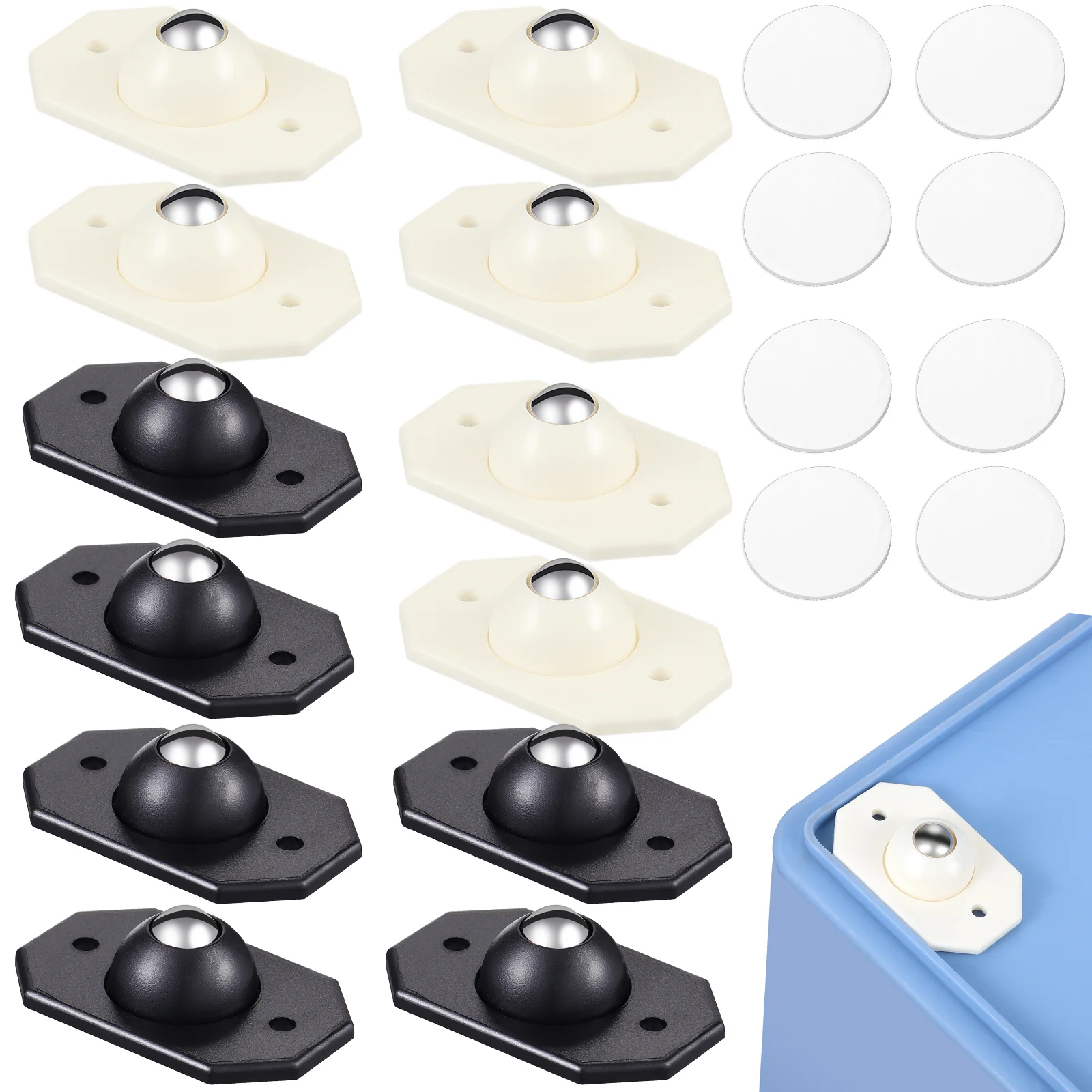 

Utility Household Adhesive Universal Portable Caster Wheels Pulley Multi-function Mini Casters Office