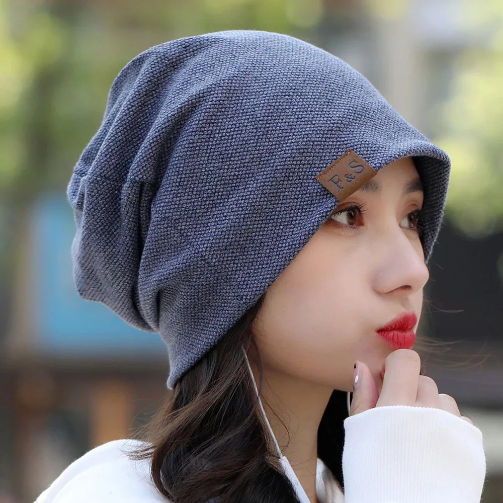 Winter Warme Gestrickte Beanie Hut Für Männer Und Frauen Herbst Gestrickte Einfarbig Skullies Beanies Weiche Turban Hüte Hip Hop Beanie