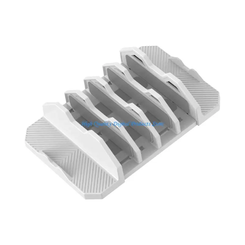 U2JE ABS منظم سطح المكتب رف عمودي التراص حامل الكمبيوتر المحمول حامل لتخزين اللوازم المكتبية الكتاب