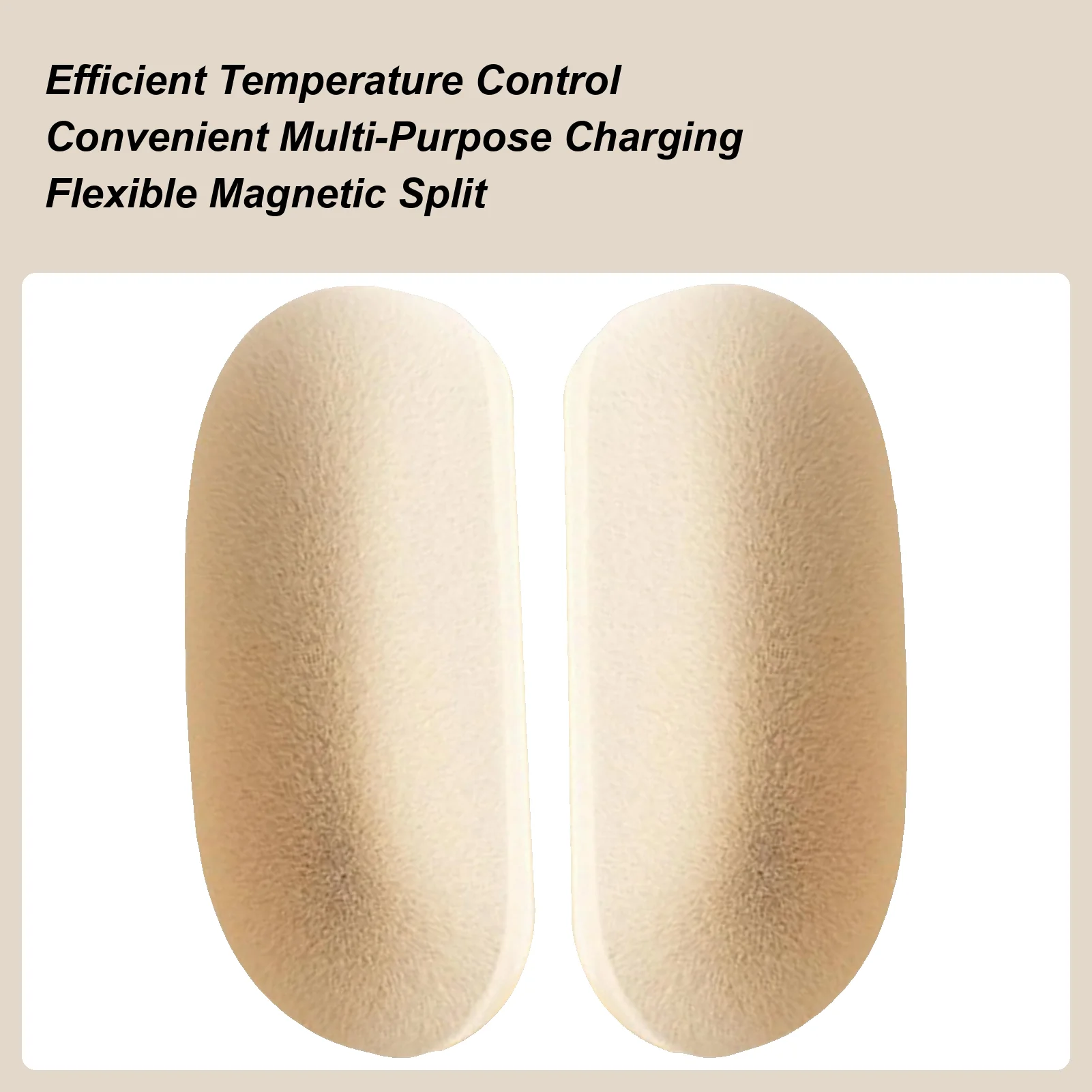 

Electric Hand Warmers 2 Pieces Warming Gadgets Rechargeable 8000mAh Magnetic Pocket Hand Warmers For Winter Sports Camping