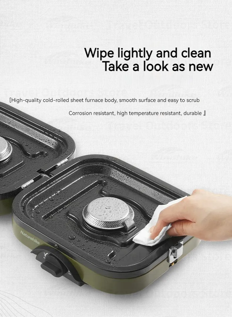 Naturehike Gasherd Für Ausflüge Ultraleicht Camp Tragbare Camping Picknick BBQ Kochgeschirr Camping Liefert Camping Zubehör Outdoor – Detail 8
