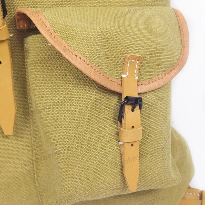 Replica German M31 Yellow Mountain Backpack Gear Bag for Men Women Outdoor Travel Historical Collection Pouch