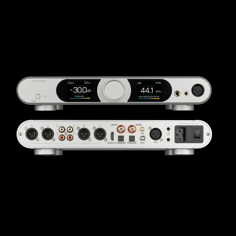 TOPPING DX9 15th Anniversary DAC&Headphone Amplifier AK4499EQ Hi-Res Audio Support LDAC With Remote Control Decoder