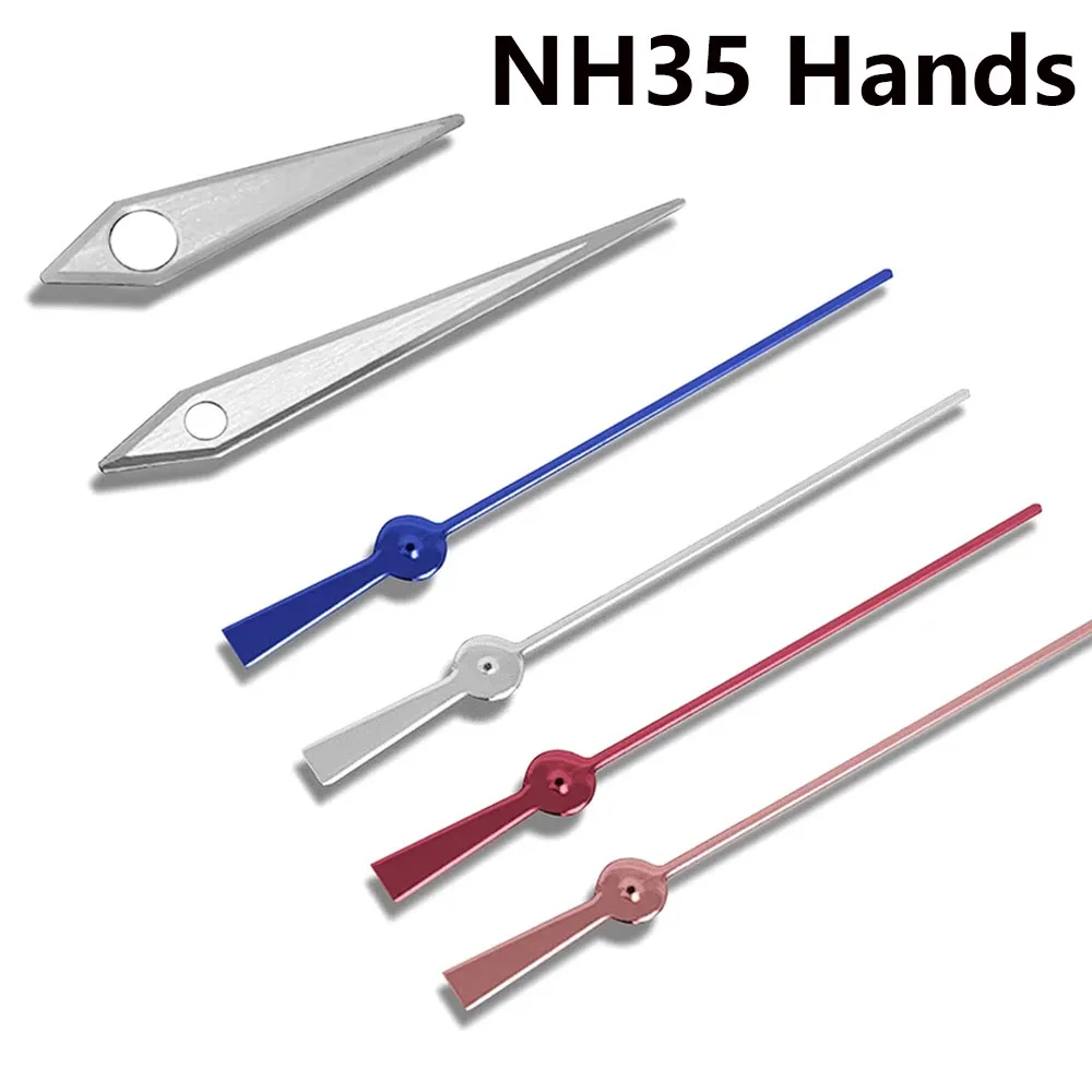 

NH35 Hands, No Luminous Pointers for NH35 NH36 4R 7S Movement Watch Hands Replacement 3Pins Needles Watch Accessories