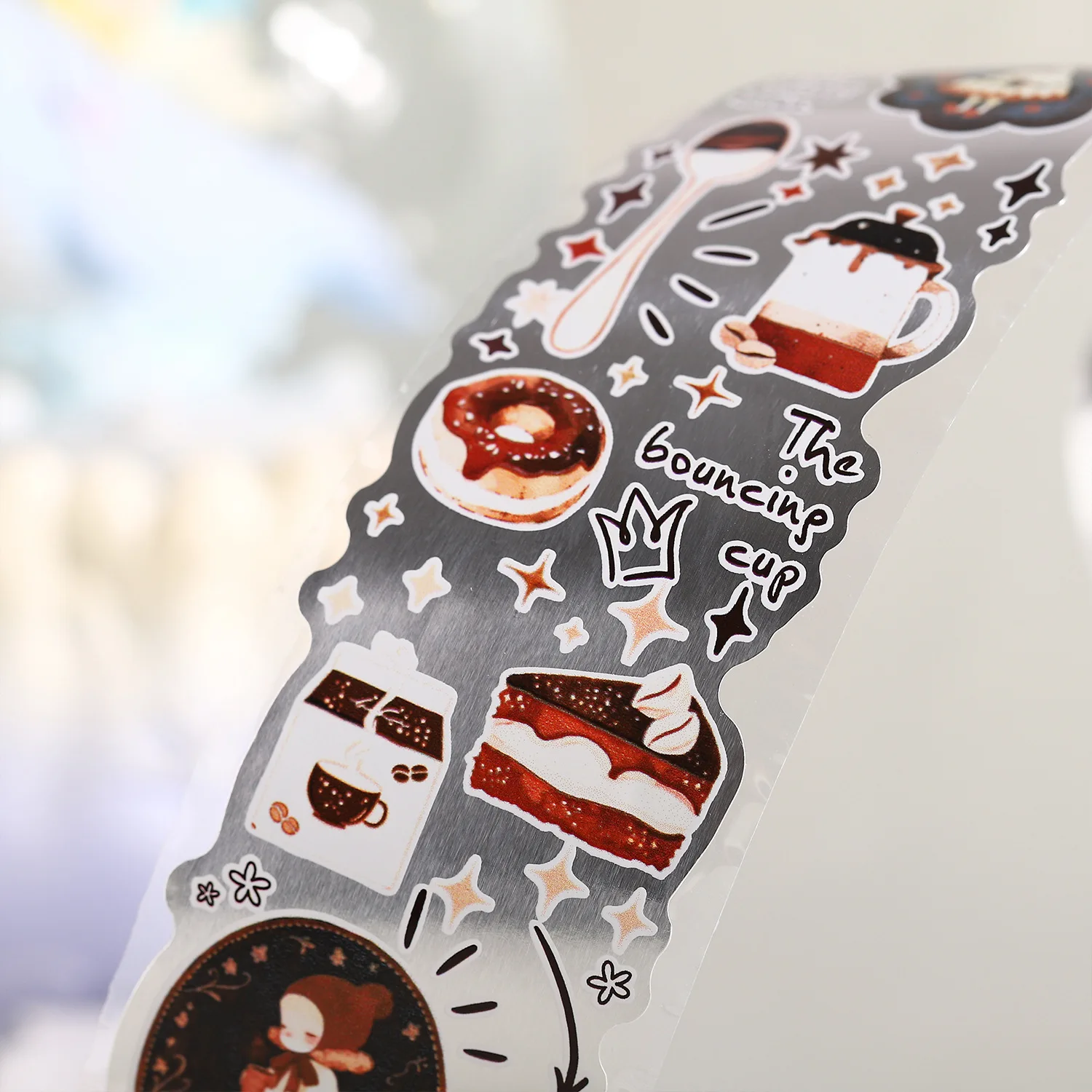 1pcs/1lot Decorative Adhesive Tapes Dream Roaming Chronicles pet Tape DIY  Scrapbooking Japanese Stickers